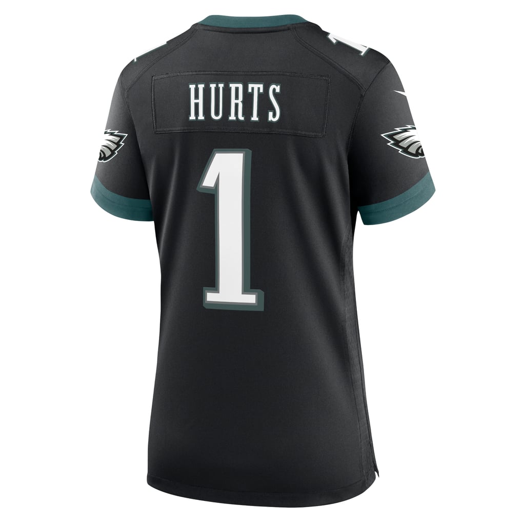 Women's Philadelphia Eagles Jalen Hurts Nike Black Alternate Game Jersey - Image 4