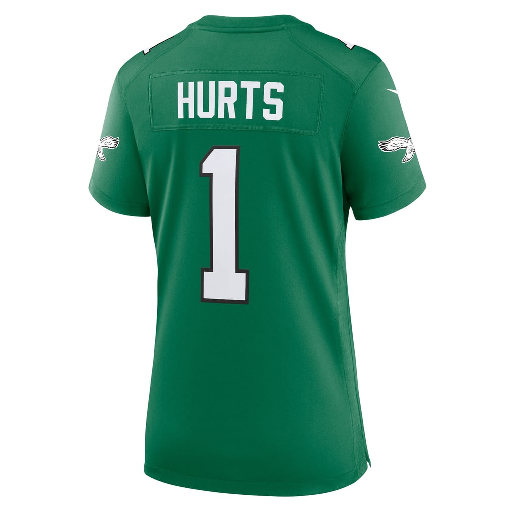 Women's Philadelphia Eagles Jalen Hurts Nike Kelly Green Game Player Jersey - Image 4