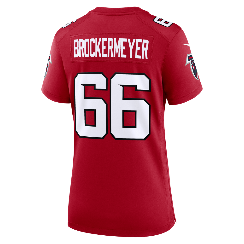 Women's Atlanta Falcons James Brockermeyer Nike Red Team Game Jersey
