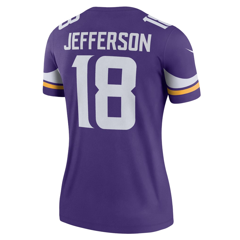 Women's Minnesota Vikings Justin Jefferson Nike Purple Legend Player Performance Top - Image 4