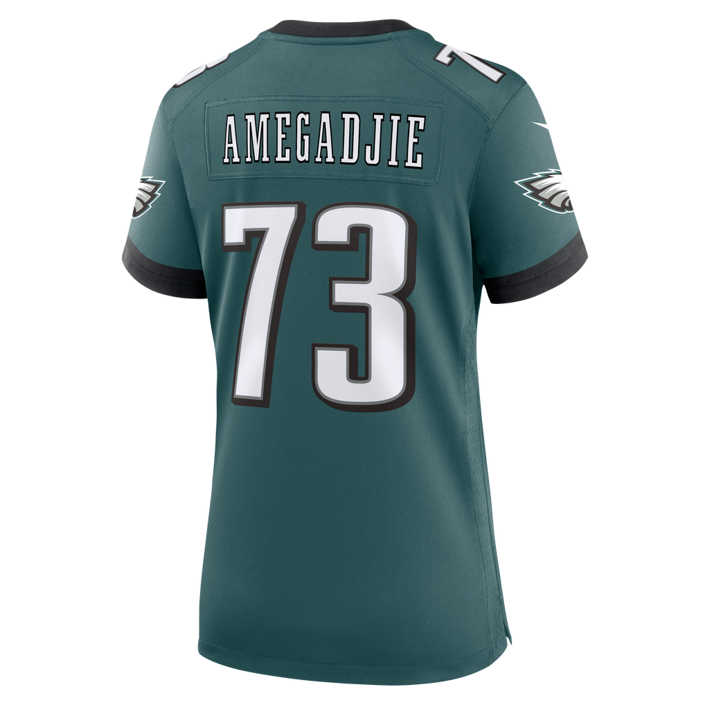 Women's Philadelphia Eagles Kiran Amegadjie Nike Midnight Green Team Game Jersey - Image 4