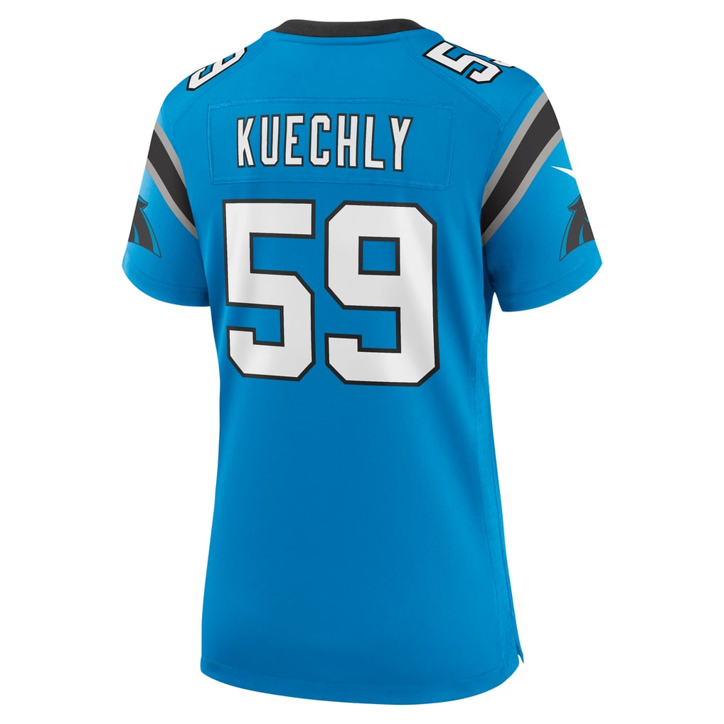 Women's Carolina Panthers Luke Kuechly Nike Blue Retired Player Game Jersey - Image 4