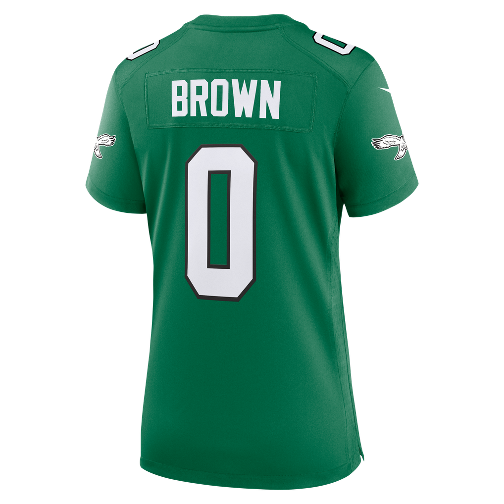 Women's Philadelphia Eagles Marquise Brown Nike Kelly Green Alternate Game Jersey - Image 4