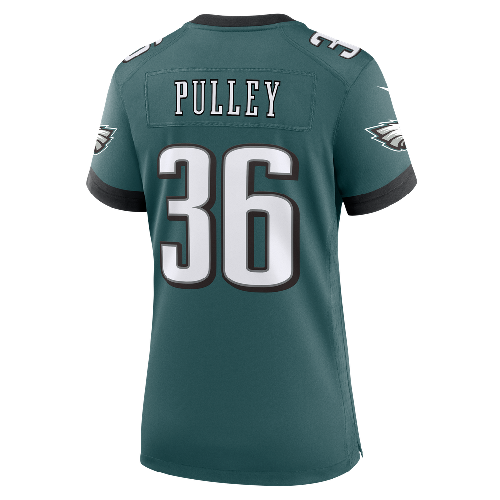 Women's Philadelphia Eagles Maximus Pulley Nike Midnight Green Team Game Jersey - Image 4