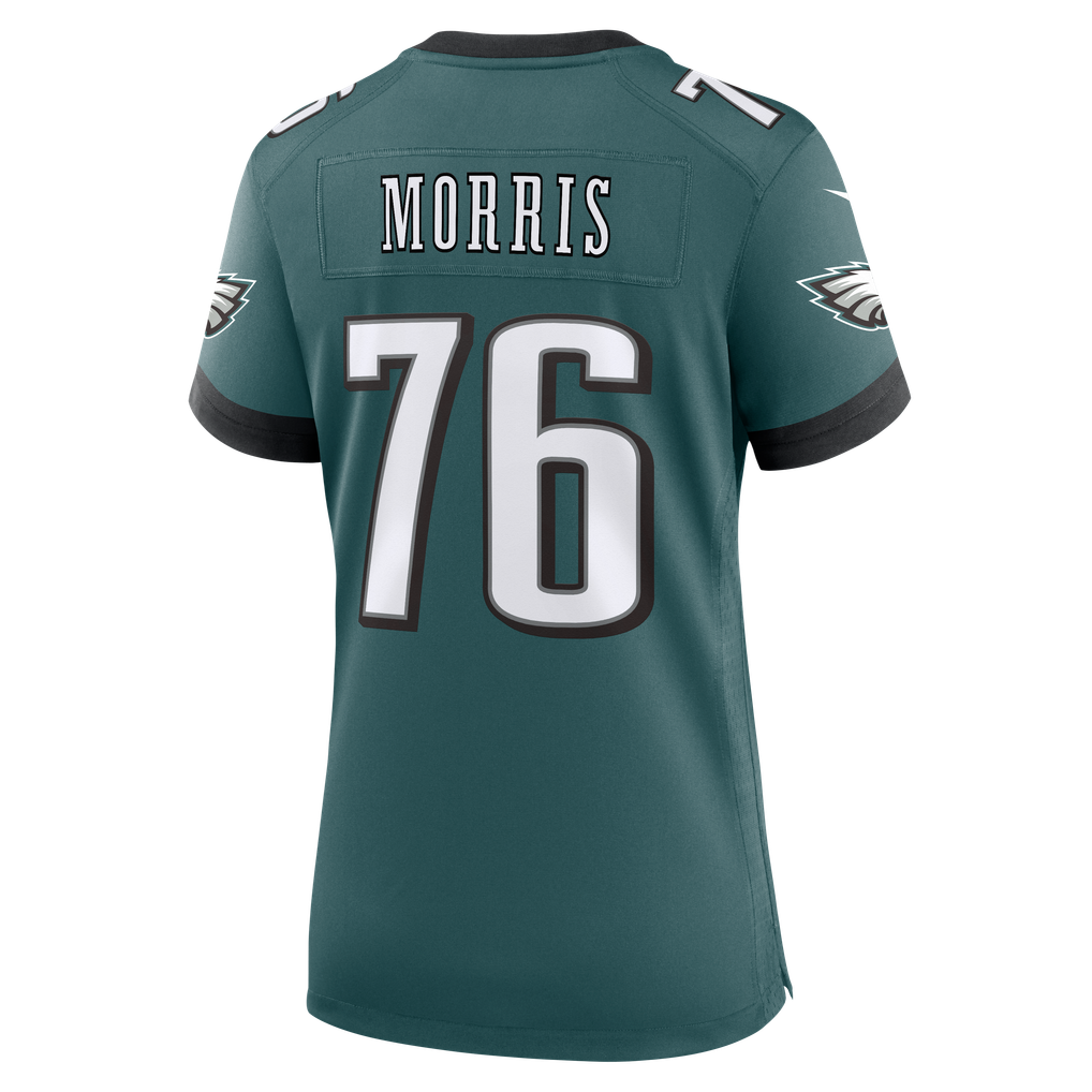 Women's Philadelphia Eagles Micah Morris Nike Midnight Green Team Game Jersey - Image 4