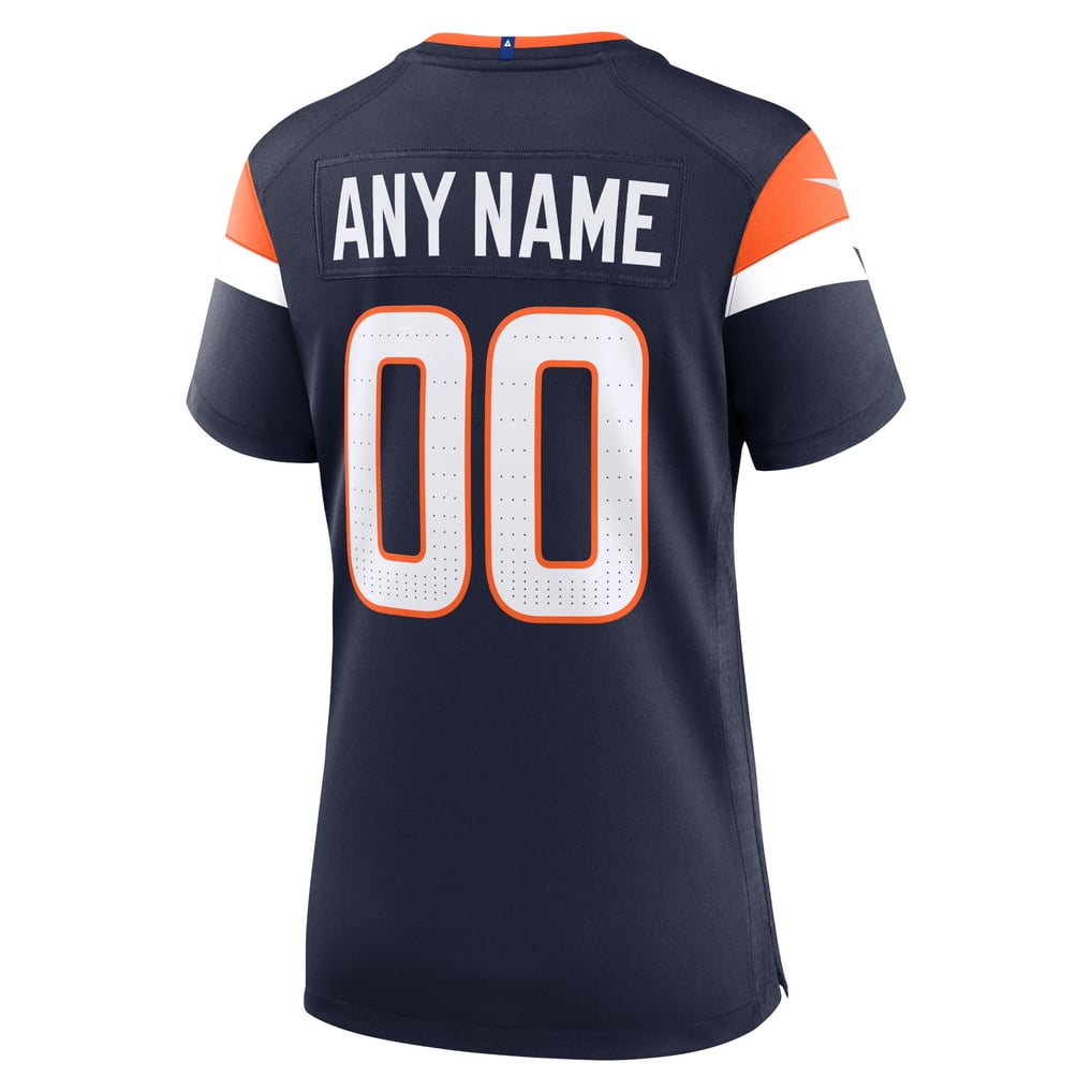 Women's Denver Broncos Nike Navy Alternate Custom Game Jersey - Image 4