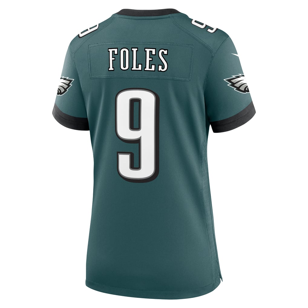 Women's Philadelphia Eagles Nick Foles Nike Midnight Green Team Retired Player Game Jersey - Image 4