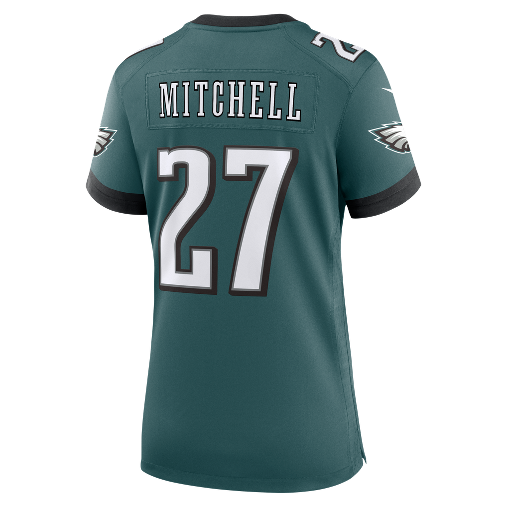 Women's Philadelphia Eagles Quinyon Mitchell Nike Midnight Green Team Game Jersey - Image 4