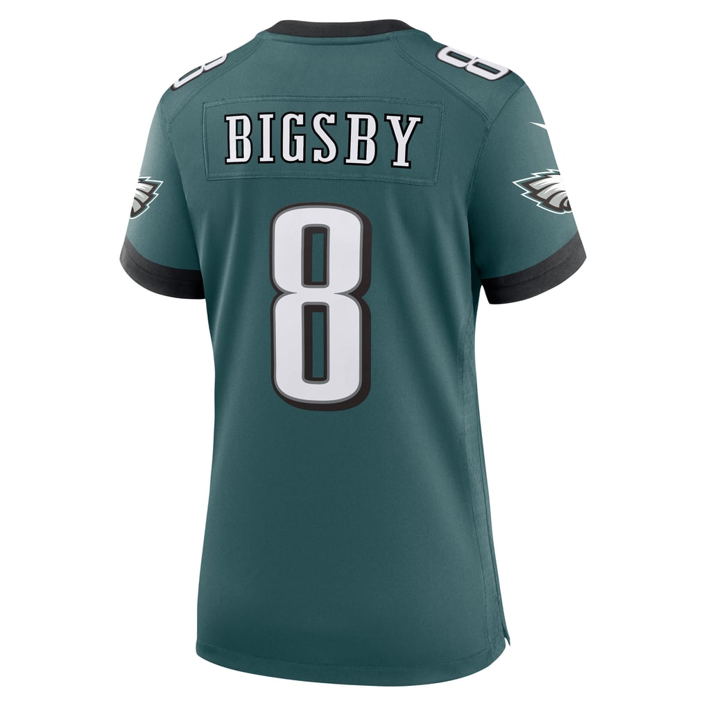 Women's Philadelphia Eagles Tank Bigsby Nike Midnight Green Team Game Jersey - Image 4