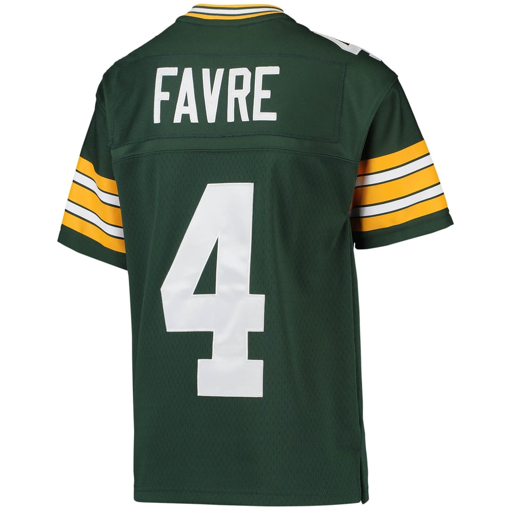 Youth Green Bay Packers Brett Favre Mitchell & Ness Green 1996 Retired Player Legacy Jersey - Image 4