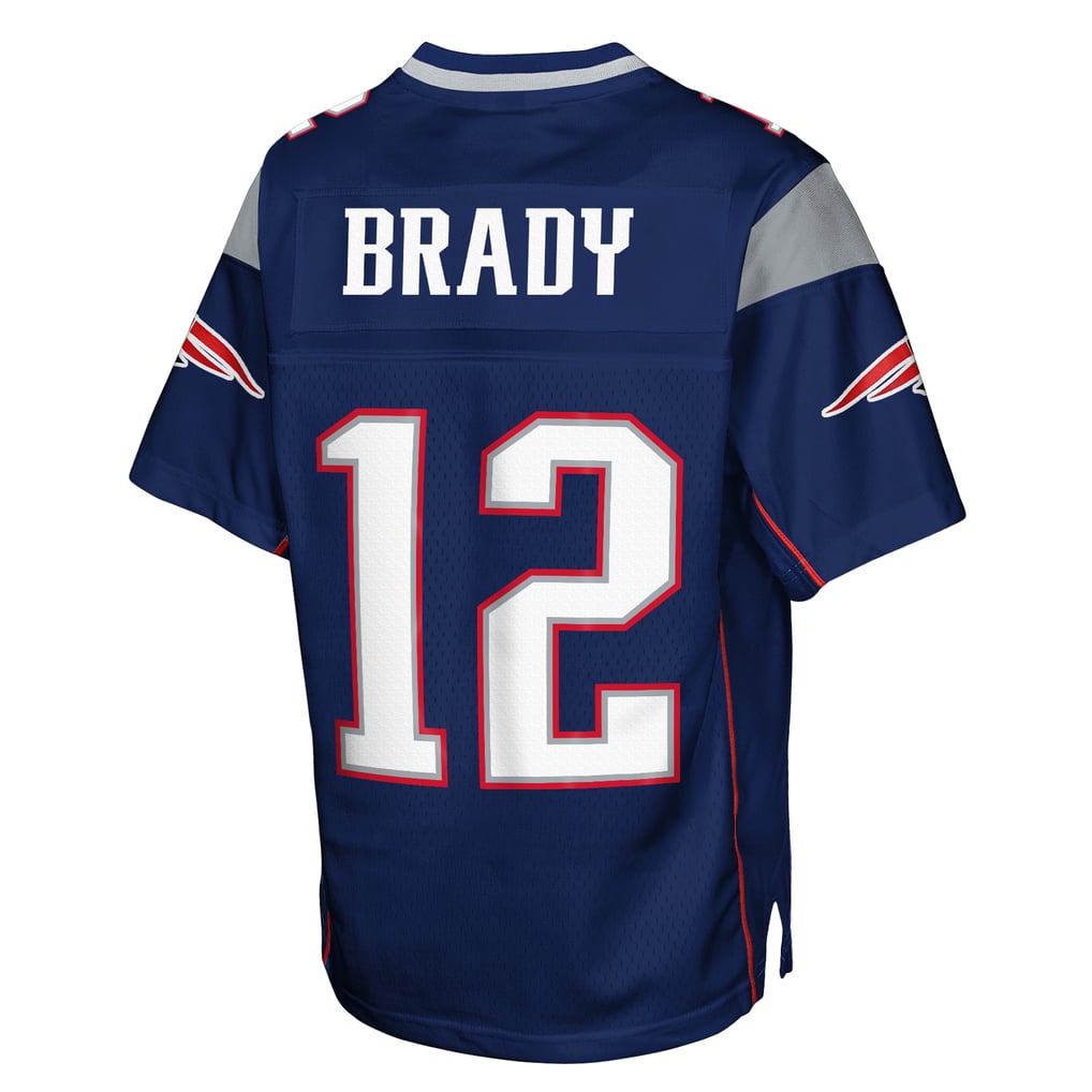 Youth New England Patriots Tom Brady Mitchell & Ness Navy Legacy Retired Player Jersey - Image 4