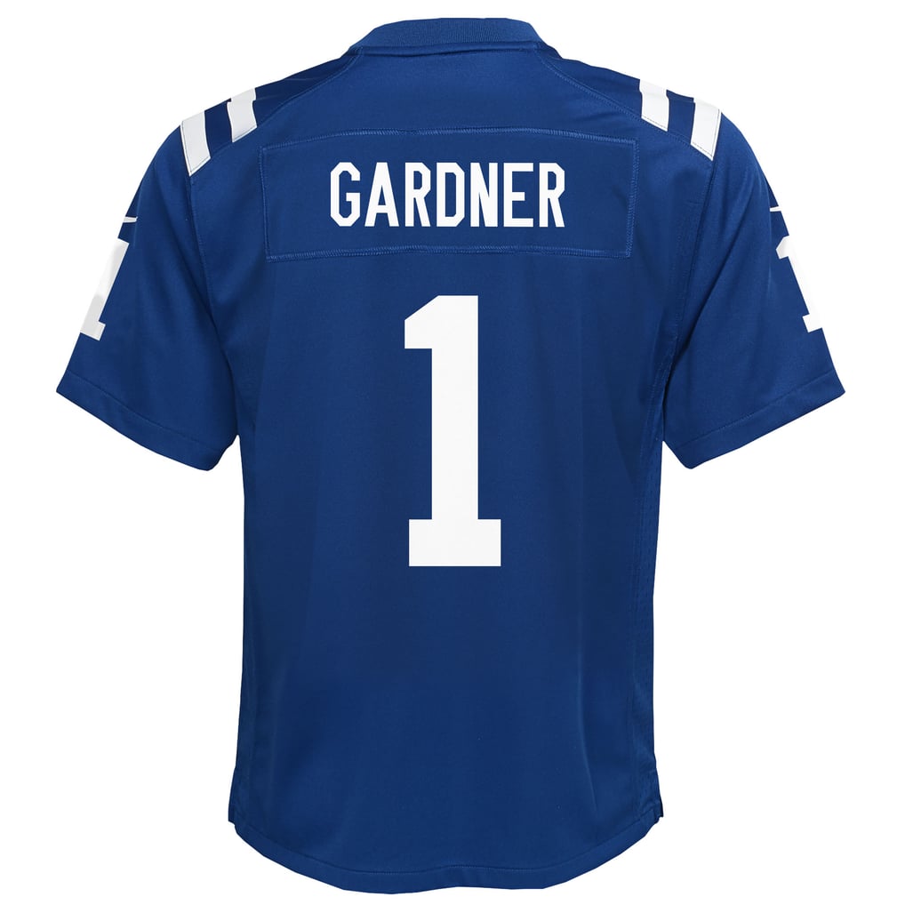 Youth Indianapolis Colts Ahmad Sauce Gardner Nike Blue Home Game Jersey - Image 4