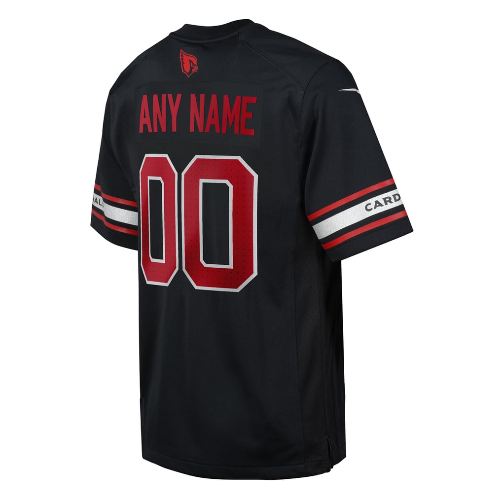 Youth Arizona Cardinals Nike Black Alternate Custom Game Jersey - Image 4