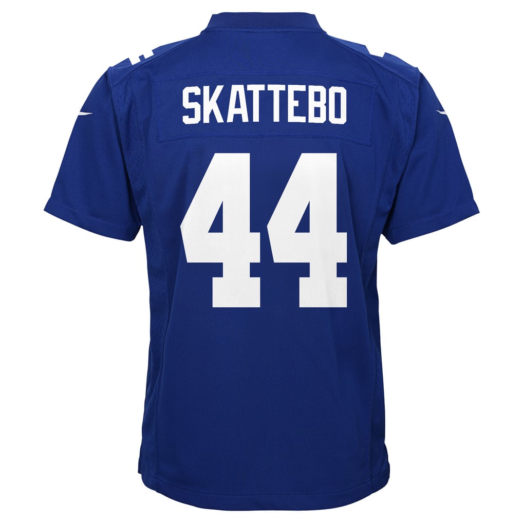 Youth New York Giants Cam Skattebo Nike Royal Team Game Jersey - Image 4