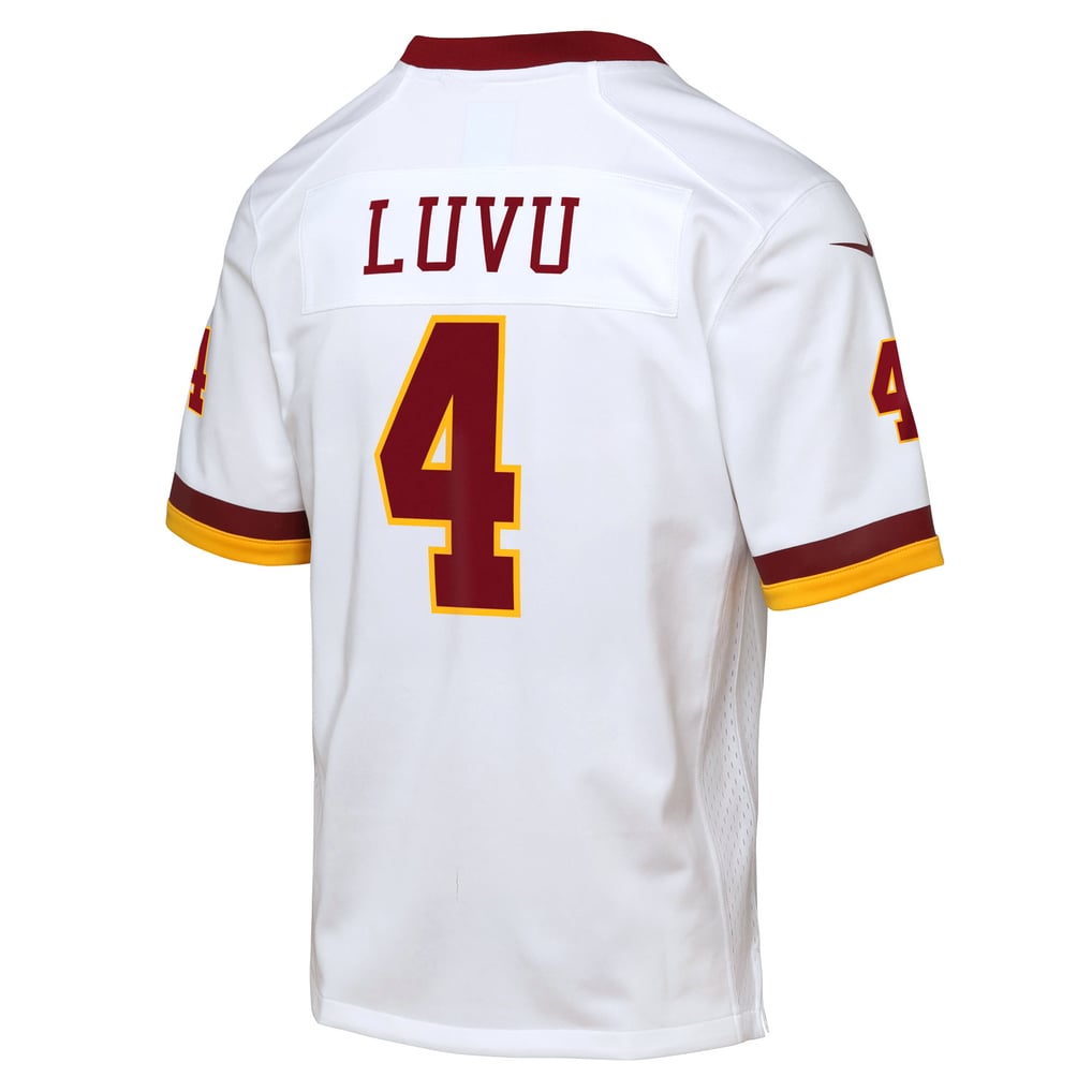 Youth Washington Commanders Frankie Luvu Nike White Game Super Bowl Era Jersey - Image 4