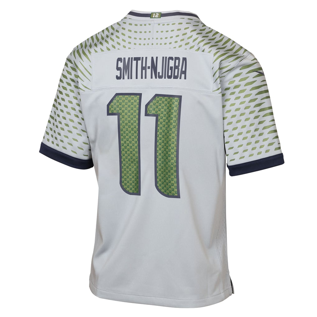 Youth Seattle Seahawks Jaxon Smith-Njigba Nike Gray Rivalries Collection Game Jersey - Image 4