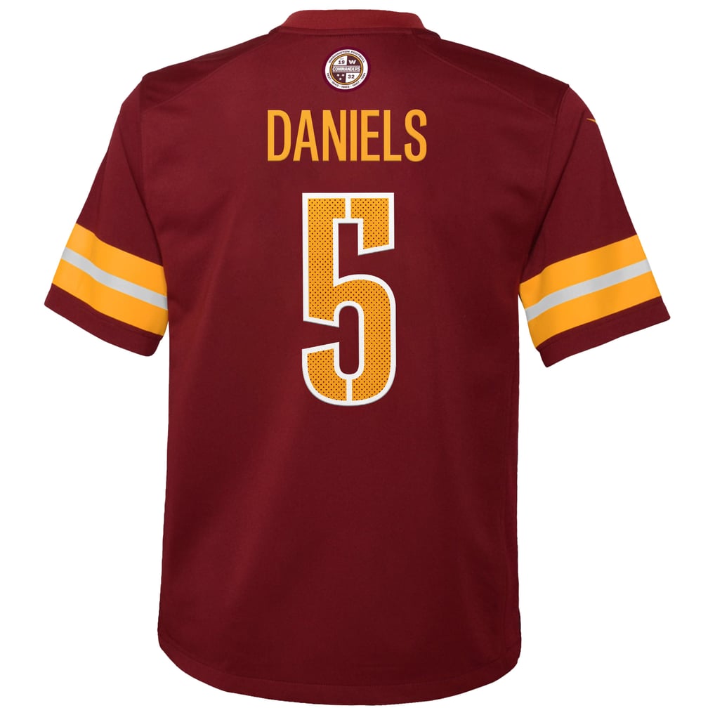Youth Washington Commanders Jayden Daniels Nike Burgundy Game Jersey - Image 4