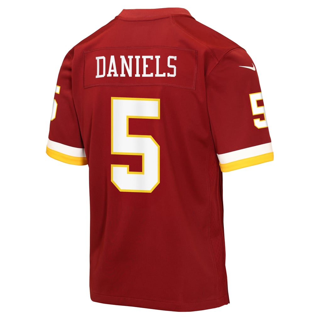 Youth Washington Commanders Nike Burgundy Game Jersey - Image 4