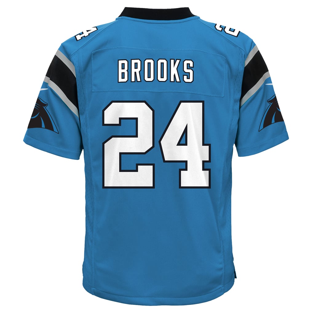 Youth Carolina Panthers Jonathon Brooks Nike Blue Game Jersey - Image 4