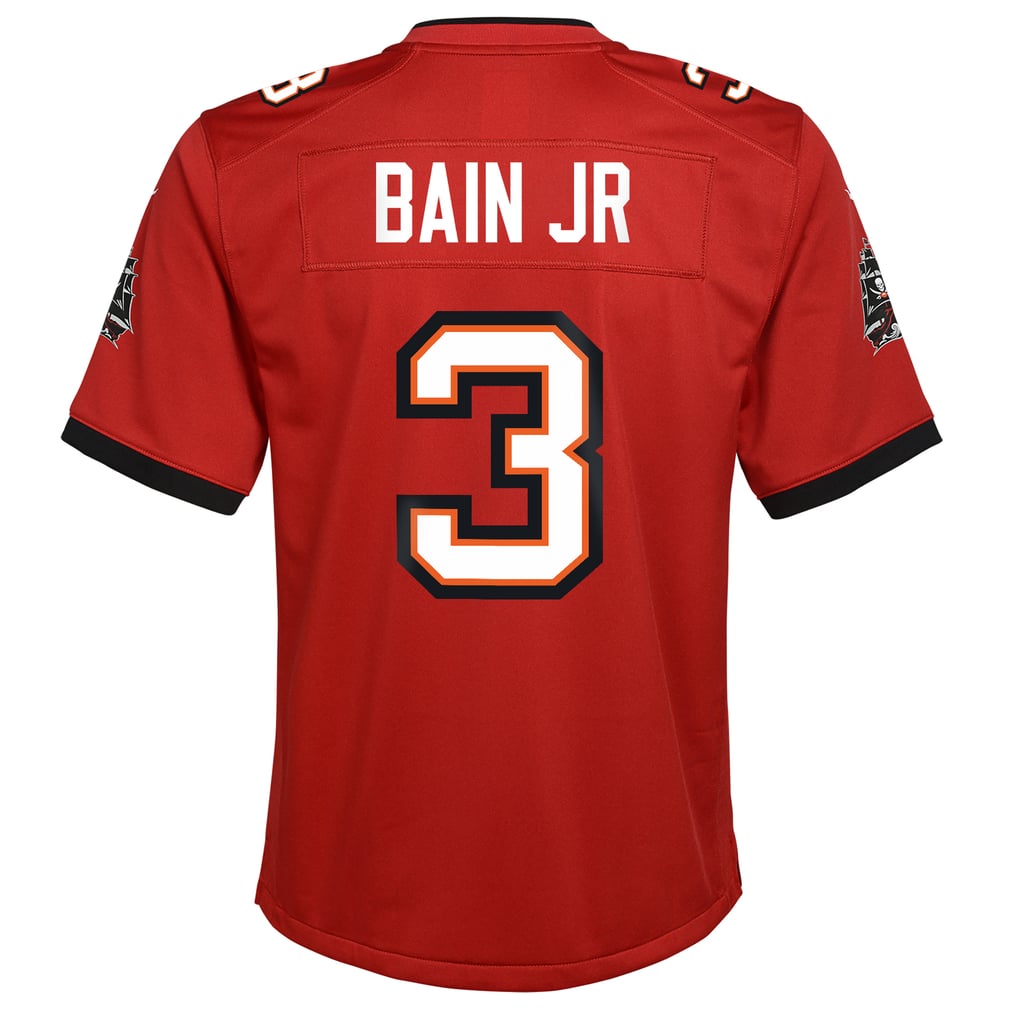 Youth Tampa Bay Buccaneers Rueben Bain Jr. Nike Red Team Game Jersey - Image 4