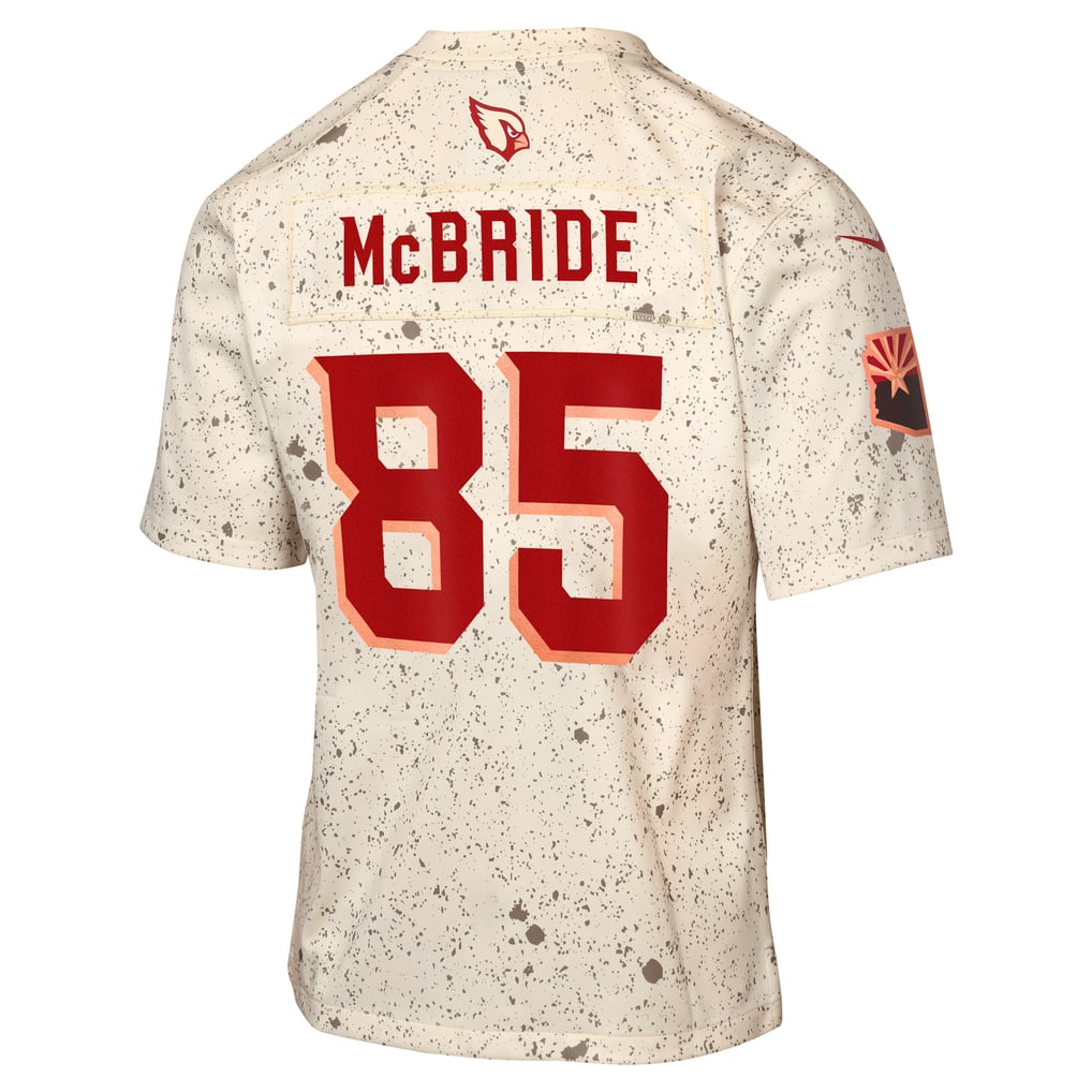 Youth Arizona Cardinals Trey McBride Nike Natural Rivalries Collection Game Jersey - Image 4