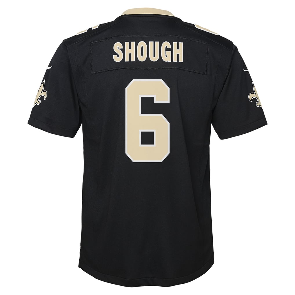 Youth New Orleans Saints Tyler Shough Nike Black Team Game Jersey - Image 4