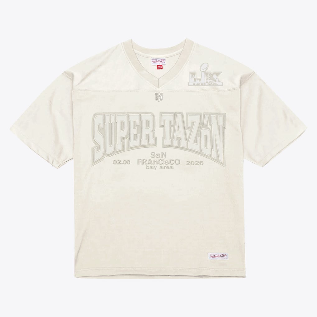 Bad Bunny x Super Tazón Cream Bad Bunny Legacy Jersey - Image 1