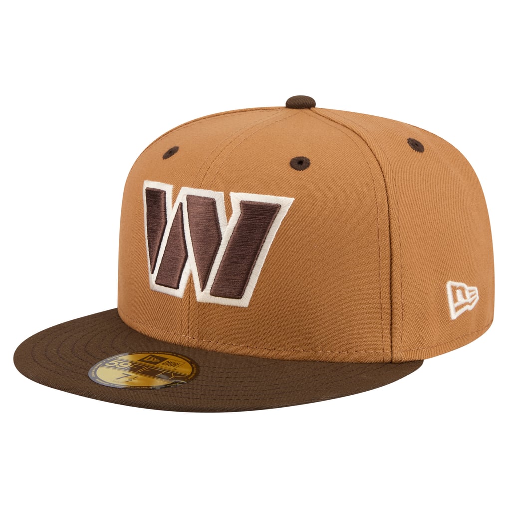 Men's Washington Commanders  New Era Light Brown/Dark Brown Two-Tone Walnut 59FIFTY Fitted Hat - Image 1