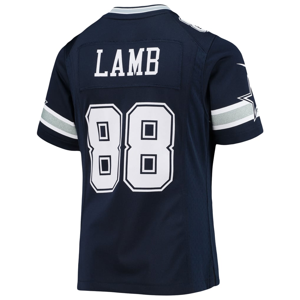 Girls Youth Dallas Cowboys CeeDee Lamb Nike Navy Game Jersey - Image 4