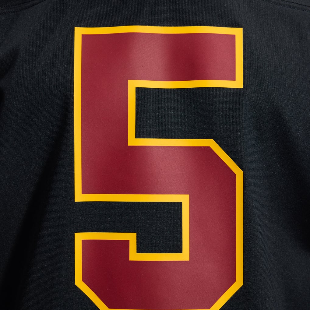 Hail Raiser Men's Washington Commanders Jayden Daniels Nike Black Alternate Game Jersey - Image 12