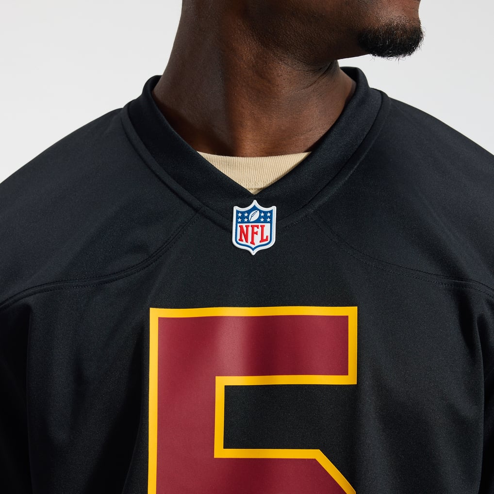 Hail Raiser Men's Washington Commanders Jayden Daniels Nike Black Alternate Game Jersey - Image 10