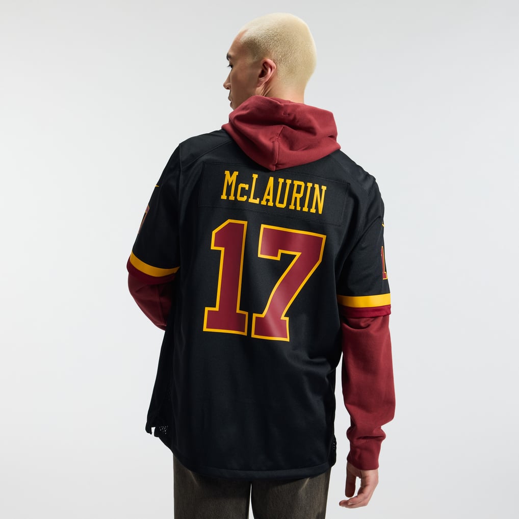 Hail Raiser Men's Washington Commanders Terry McLaurin Nike Black Alternate Game Jersey - Image 4