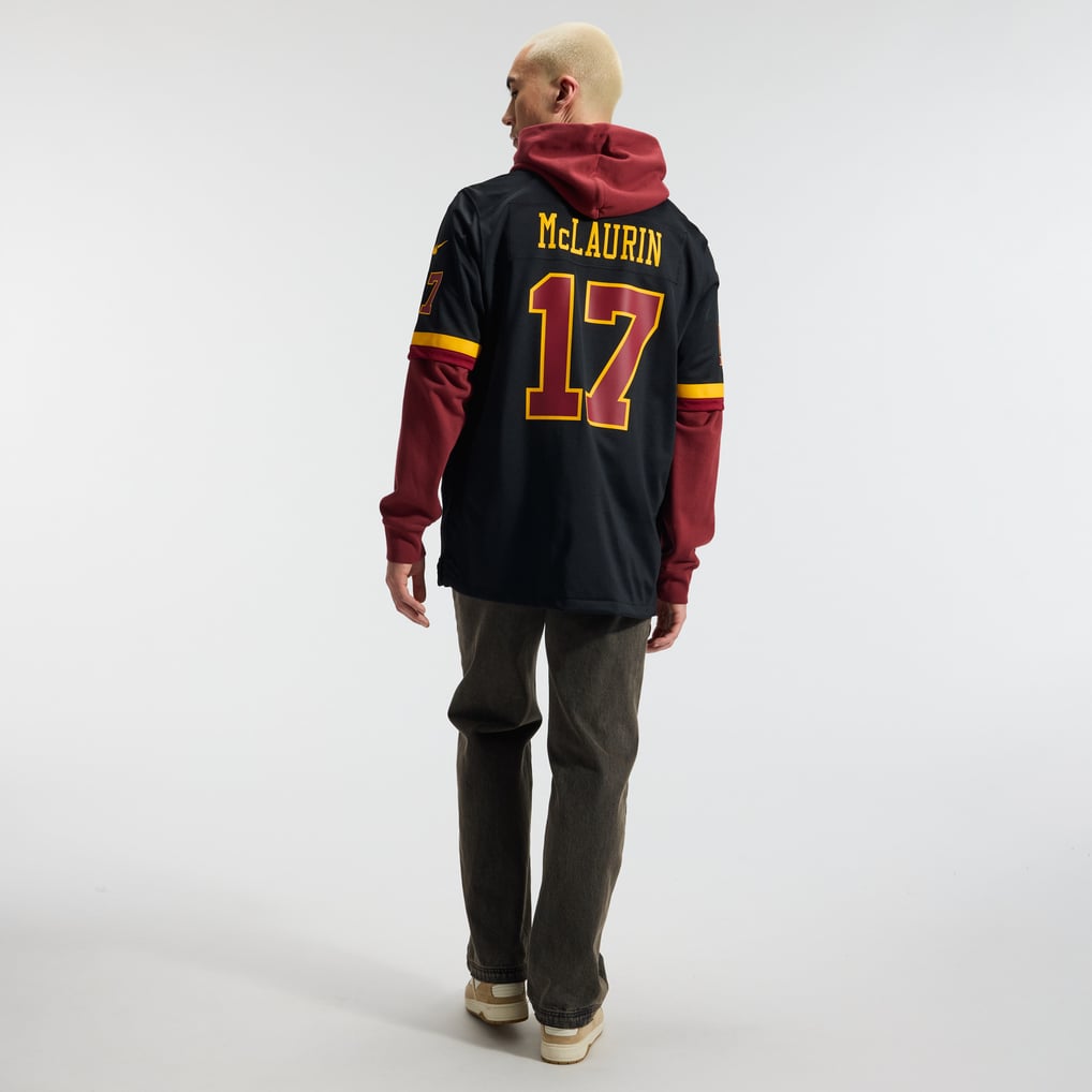 Hail Raiser Men's Washington Commanders Terry McLaurin Nike Black Alternate Game Jersey - Image 6