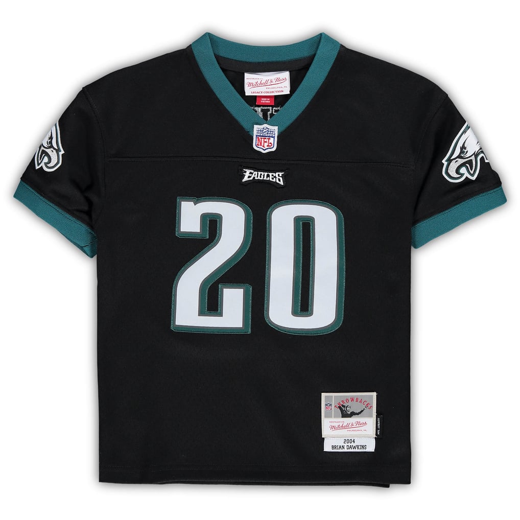 Infant Philadelphia Eagles Brian Dawkins Mitchell & Ness Black 2004 Retired Legacy Jersey - Image 3