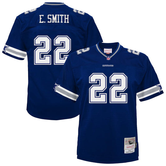 Infant Dallas Cowboys Emmitt Smith Mitchell & Ness Navy 1996 Retired Legacy Jersey - Image 1
