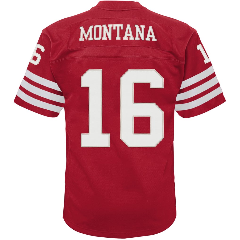 Infant San Francisco 49ers Joe Montana Mitchell & Ness Scarlet 1990 Retired Legacy Jersey - Image 4