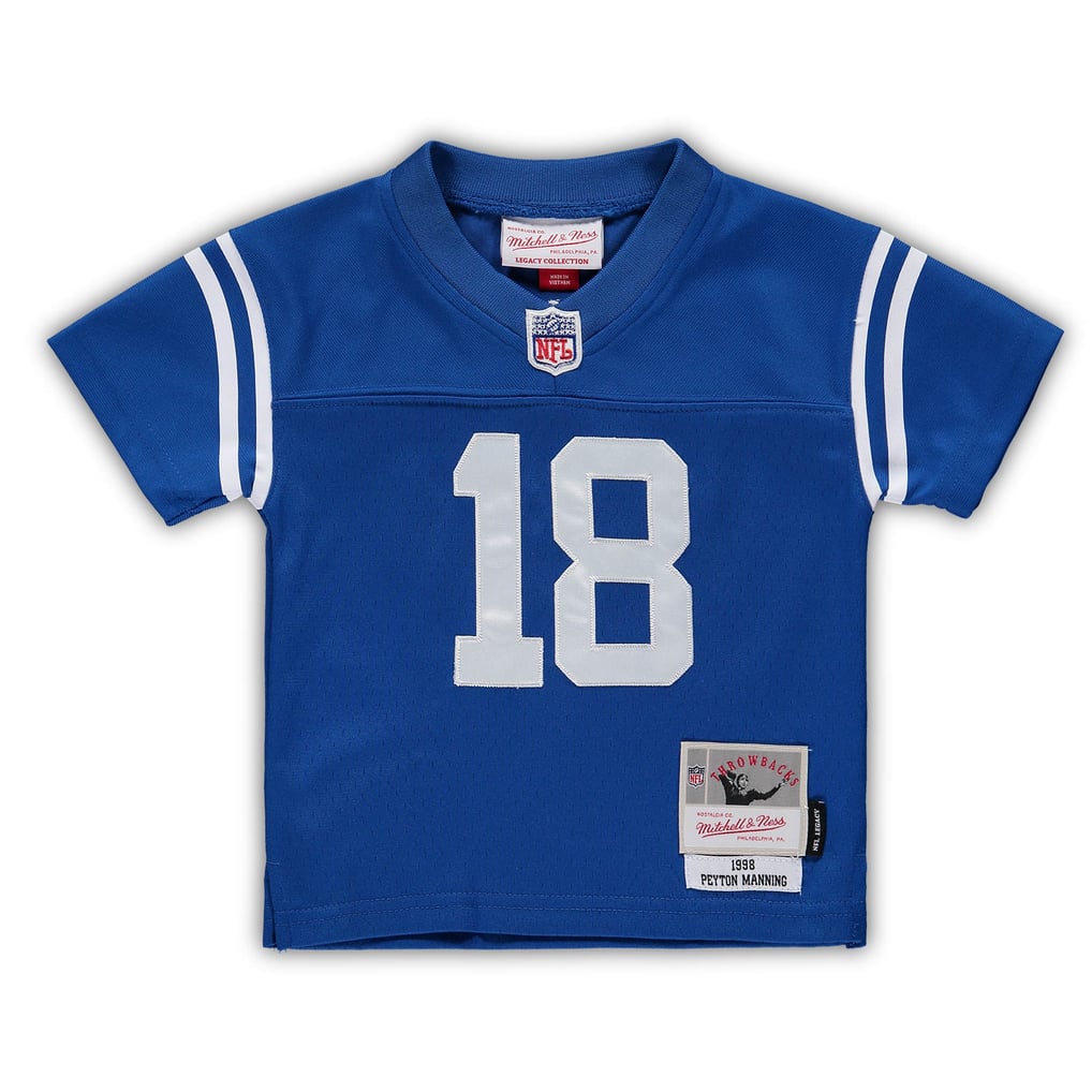 Infant Indianapolis Colts Peyton Manning Mitchell & Ness Royal 1998 Retired Legacy Jersey - Image 3