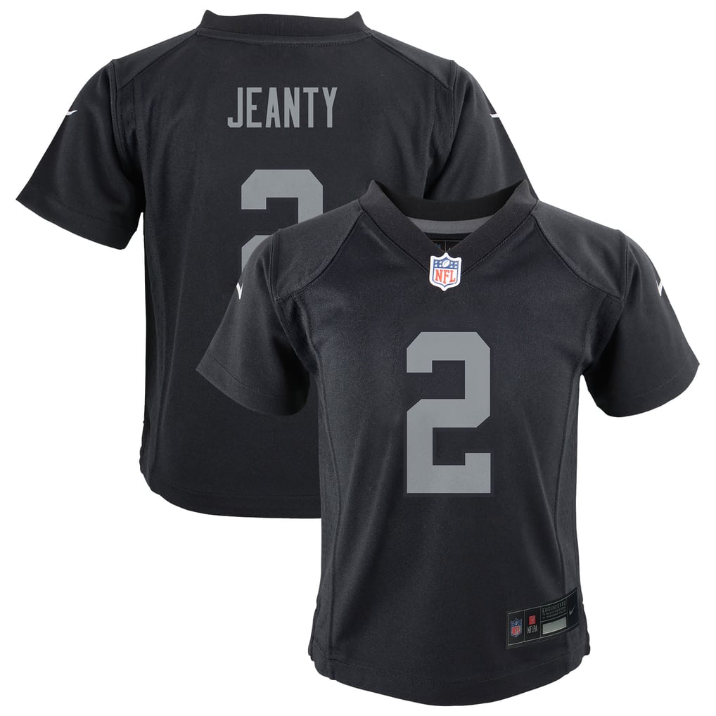 Infant Las Vegas Raiders Ashton Jeanty Nike Black Team Game Jersey - Image 1