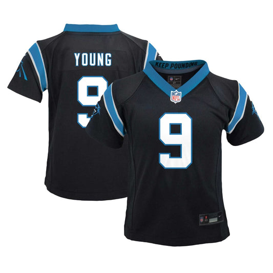 Infant Carolina Panthers Bryce Young Nike Black Team Player Game Jersey - Image 1