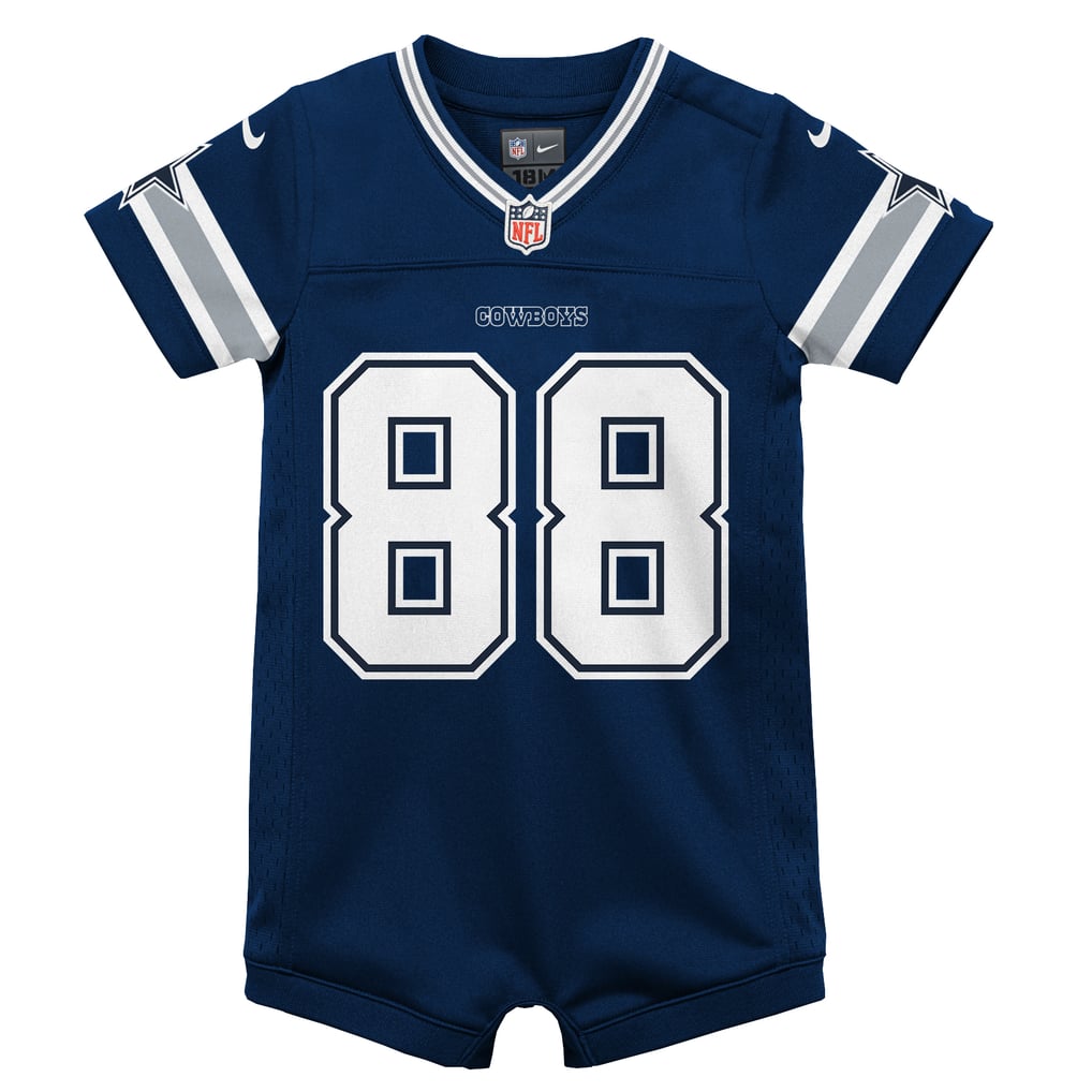 Infant Dallas Cowboys CeeDee Lamb Nike Navy Game Jersey Romper - Image 3