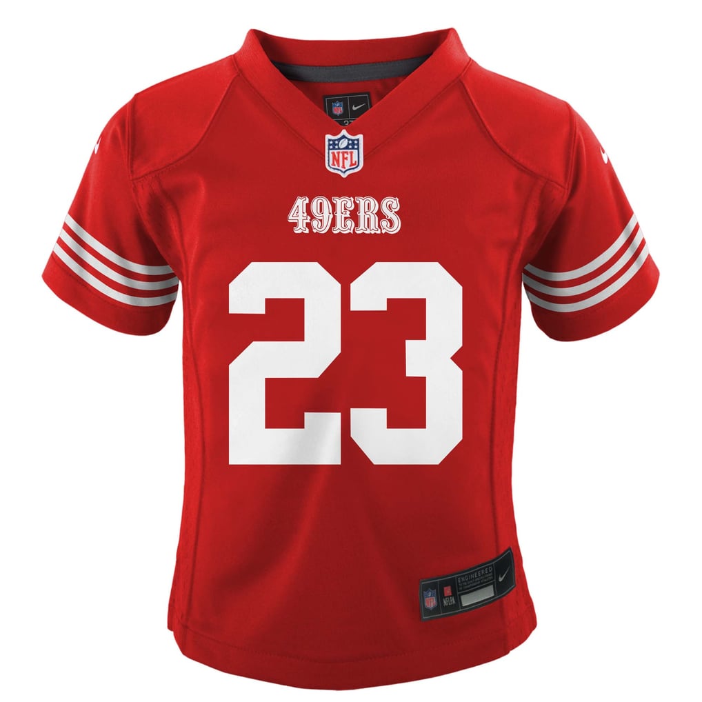 Infant San Francisco 49ers Christian McCaffrey Nike Scarlet Team  Player Game Jersey - Image 3