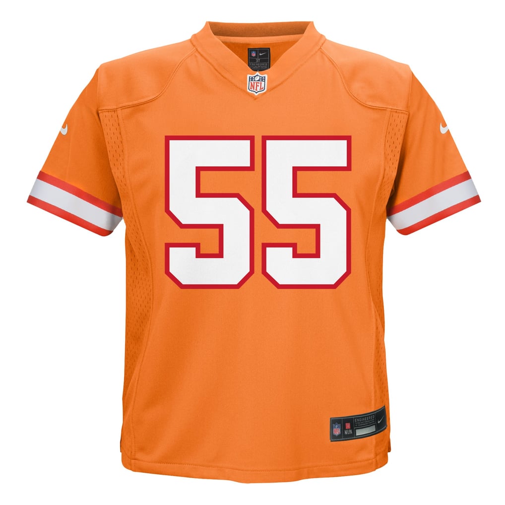 Infant Tampa Bay Buccaneers Derrick Brooks Nike Orange Alternate  Player Game Jersey - Image 3