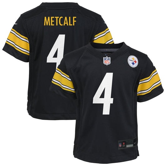 Infant Pittsburgh Steelers D.K. Metcalf Nike Black Team Game Jersey - Image 1