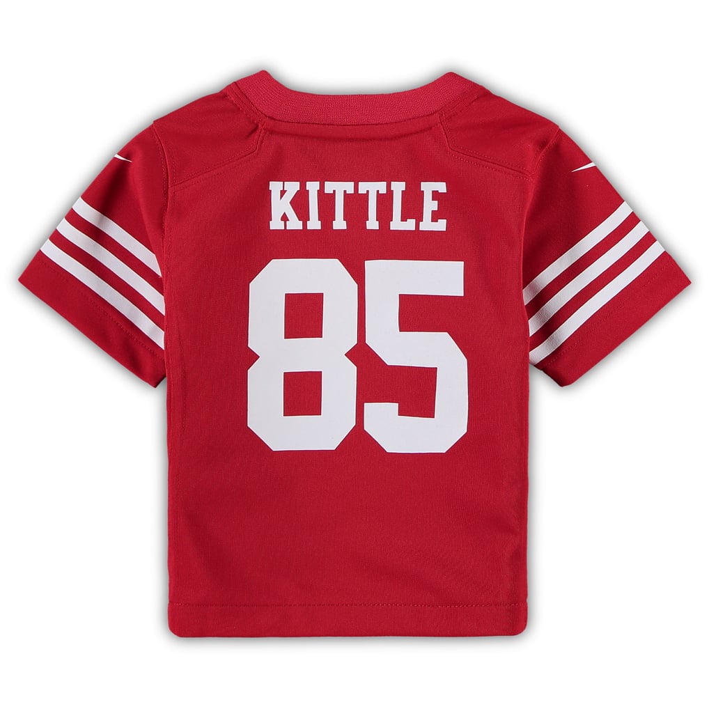Infant San Francisco 49ers George Kittle Nike Scarlet Team  Player Game Jersey - Image 4