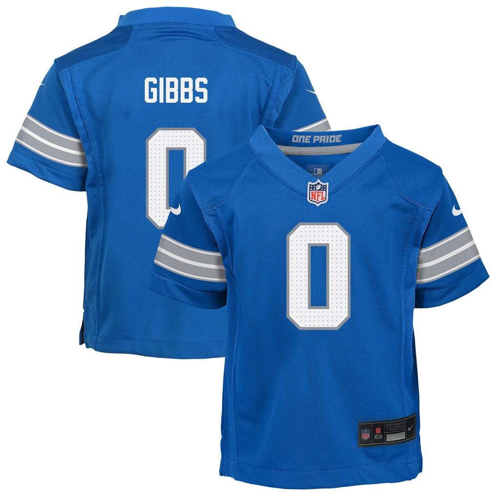 Infant Detroit Lions Jahmyr Gibbs Nike Blue Team  Player Game Jersey - Image 1