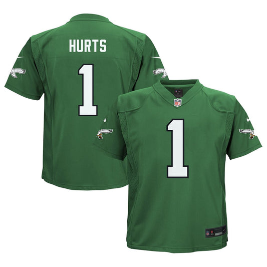 Infant Philadelphia Eagles Jalen Hurts Nike Kelly Green Alternate  Player Game Jersey - Image 1