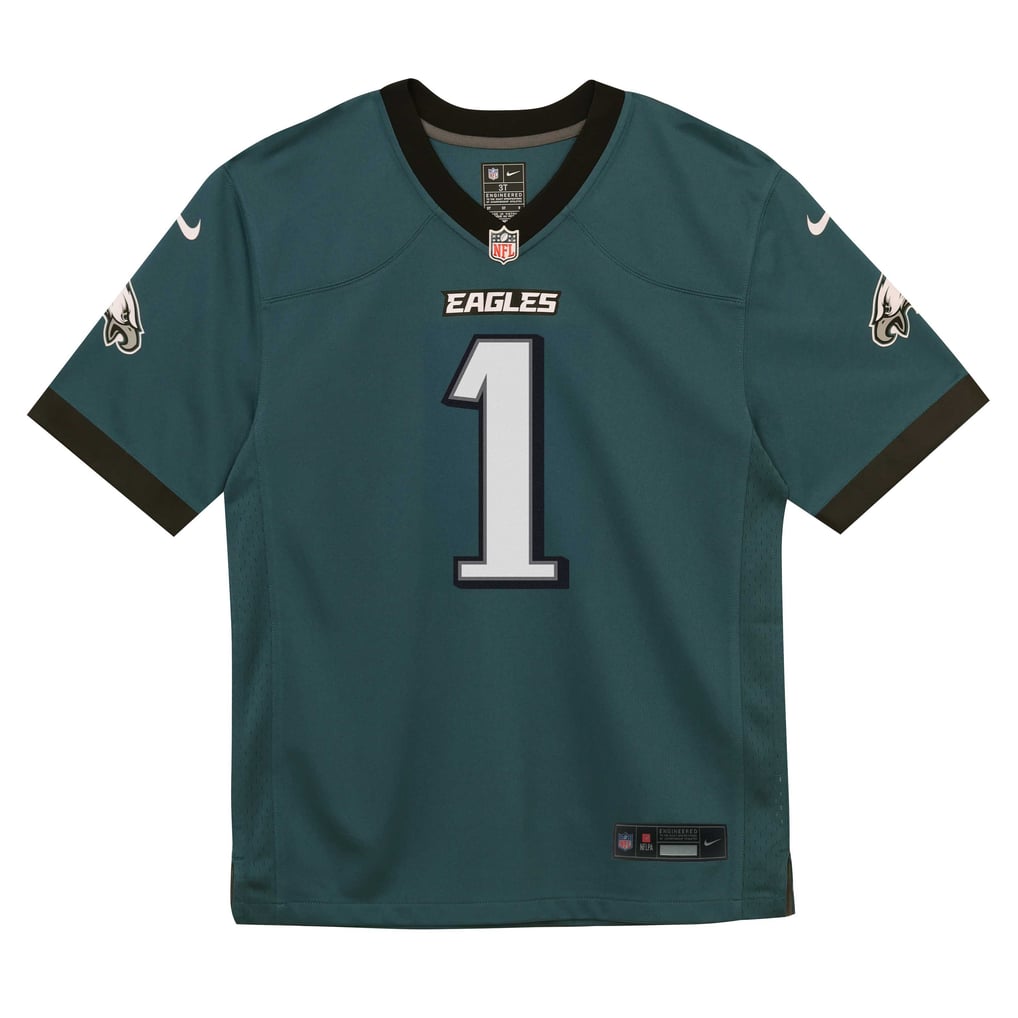 Infant Philadelphia Eagles Jalen Hurts Nike Midnight Green Team Game Jersey - Image 3