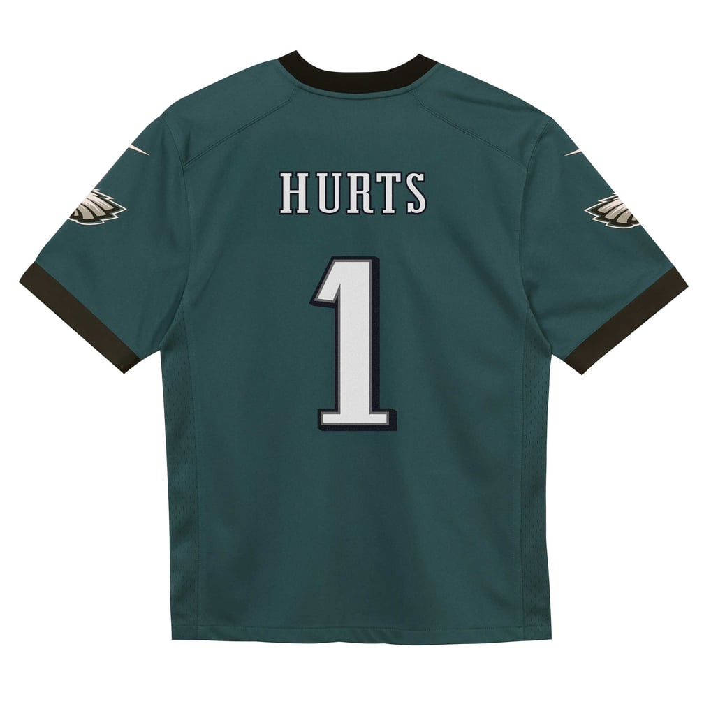 Infant Philadelphia Eagles Jalen Hurts Nike Midnight Green Team Game Jersey - Image 4