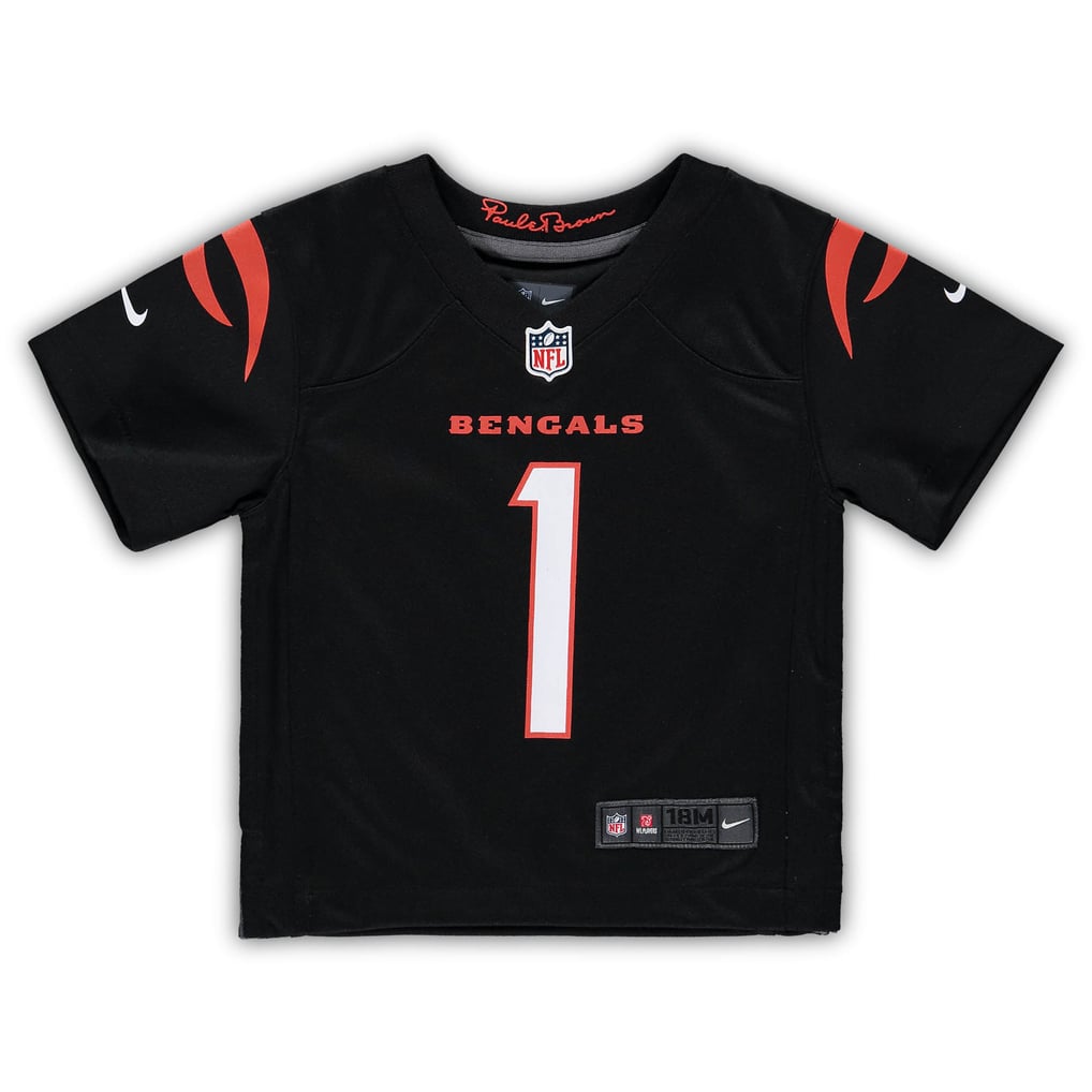 Infant Cincinnati Bengals Ja'Marr Chase Nike Black Team Player Game Jersey - Image 3