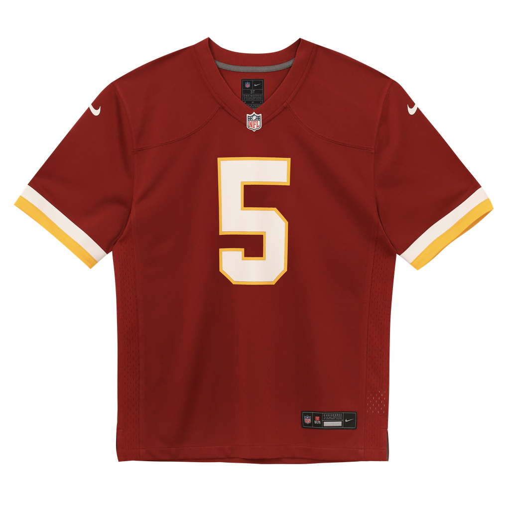 Infant Washington Commanders Jayden Daniels Nike Burgundy Team Game Jersey - Image 3